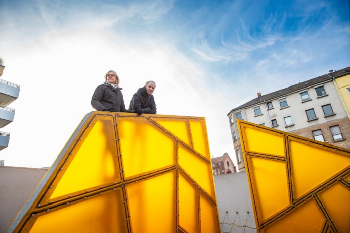 Birgit Schreiber und Jürgen Brecht auf Aussichtspunkt